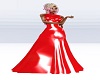 shazzy red gown