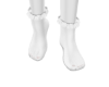 SB White Fishnet Socks