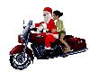 Santa Red Harley Ride