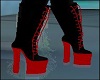 Black Red Boots