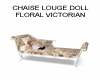 chaise louge floral vict