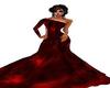 gothic red gown 