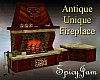 Antique Unique Fireplace