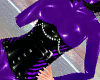 Purple Latex Demon Suit