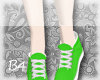 [B4] green shoes