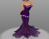 Lace Burgany Gown