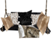 Fur Wood Pillow Swing NP