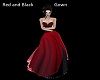 Red and Black Gown