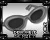 D| Oval Glasses