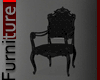 Black Baroque Chair