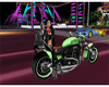 green RacingMotorcycle
