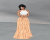 Jupe boho orange