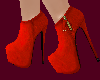 Cunny Suede Pumps Red