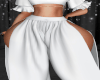 White Open Sides Pants