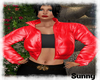 *SW* Puff Red Jacket/Top
