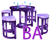 [BA] Lavender Bar Table