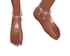 Pink foot jewels