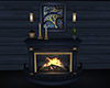 Night time Fireplace