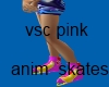 vsc pink heart skates