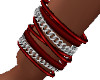 Red/Chain Bracelet
