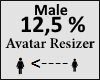 Avatar scaler 12,5% Male