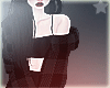 black Soft Plaid Coat