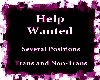 Trans Help Wanted