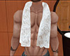 White and Brown Towel M