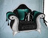 Royal Teal Sofa Throne