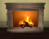 Tan Fireplace