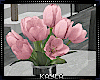 Pink Tulips Vase 🌻