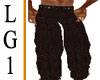 LG1 Brown DBL Suit Pants