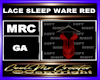 LACE SLEEP WARE RED
