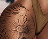 Floral Leg Tatt RL
