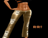 RR! Gold Ripped Jeans