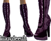 Purple Victorian Boots