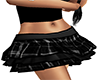 Black White Tartan Skirt