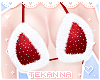 [T] Fur bikini Red