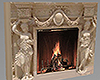Stone Romantic Fireplace