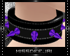*MD*Spiked Collar|PURPLE