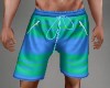 SM Stripe Trunk Blue/grn