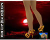 Yellow Panther heels
