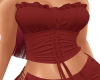 Corset Top Short Red