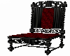 Ebony and Crimson Chair
