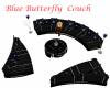 Blue Butterfly couch