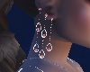 ruby tears earrings
