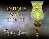 Antique Wall Sconce Grn