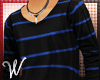 *W* Black n Blue Sweater