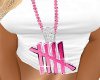 PINK undefeated necklace