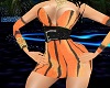 !Mx!orange tiger dress